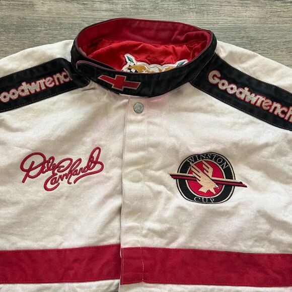 Vintage Nascar Jeff Hamilton Dale Earnhardt Winston Cup Racing Jacket Size XL - Picture 4 of 9
